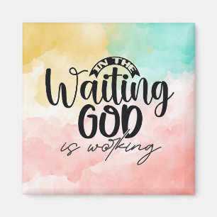 Aimant Dans l'attente Dieu travaille