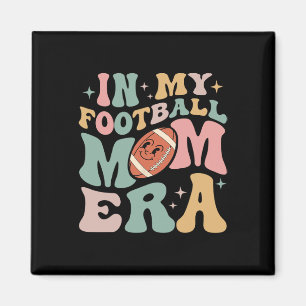Aimant Dans Mon Football Maman Era Drôle Retro Halloween
