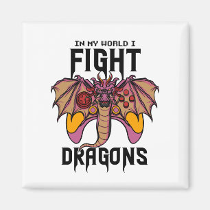 Aimant Dans Mon Monde, Je Lutte Contre Les Dragons