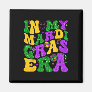 Aimant Dans My Mardi Gras Era Festival Retro Shirt Carniv