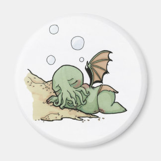Aimant Dans sa maison à R'lyeh, Cthulhu mort attend de rê