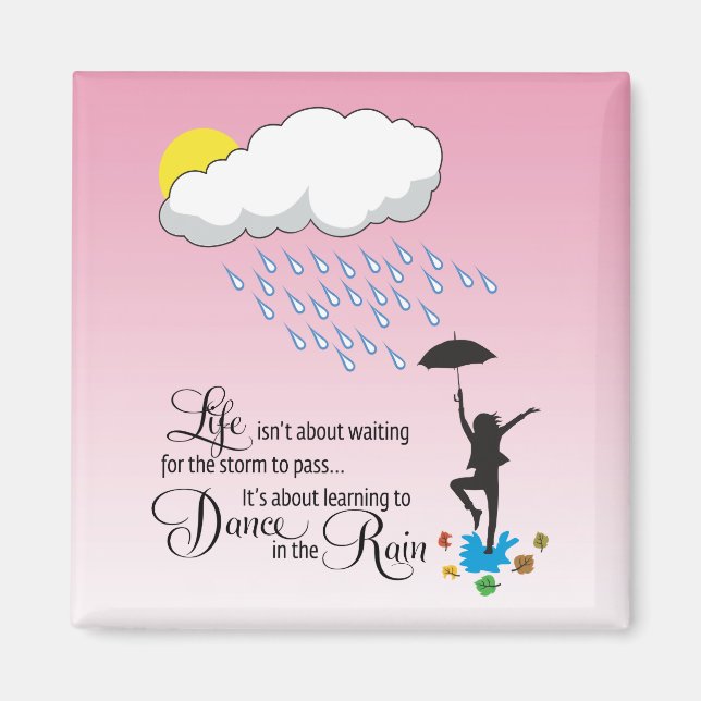 Aimant Danse dans la pluie (Devant)
