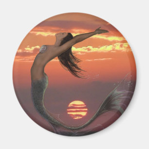 Aimant danse de coucher du soleil