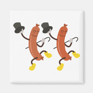 Aimant Danse Hot Dogs