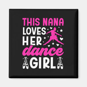 Aimant Danse Nana Aime Sa Danse Fille Nana D'Une Danse N