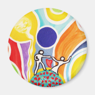 Aimant Danser Sur Les Poutres De Lune