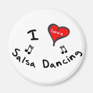 Aimant Danses de salsa - I Heart Salsa Dancing