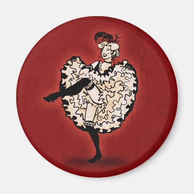 Aimant Danseur Cancan (Devant)