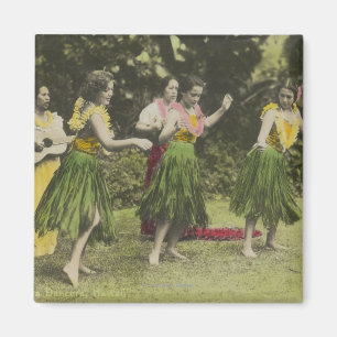 Aimant Danseurs de HawaiiHula dans ColorHawaii