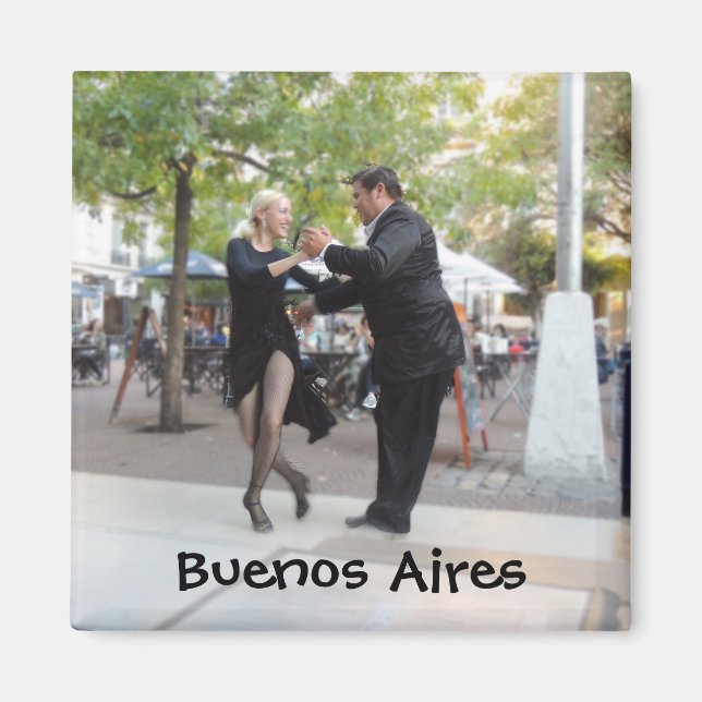 Aimant Danseurs de Tango à Plaza Dorrego (Devant)