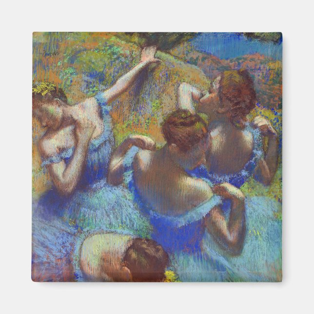Aimant Danseurs en bleu, Edgar Degas (Devant)