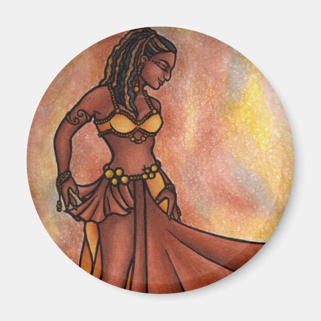 Aimant Danseuse de la Soeur Nubienne (Devant)