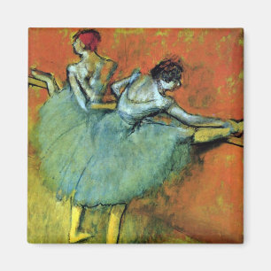 Aimant Danseuses au Bar by Edgar Degas, Ballet Vintage