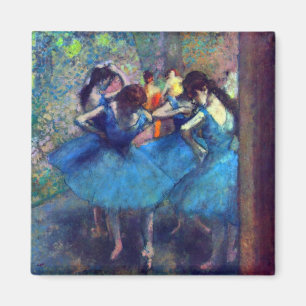 Aimant Danseuses en bleu par Edgar Degas, Art de ballet v
