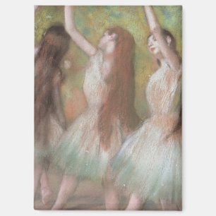Aimant Danseuses Vertes par Edgar Degas, Art de Ballet Vi