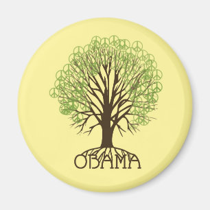 Aimant d'arbre de paix d'Obama
