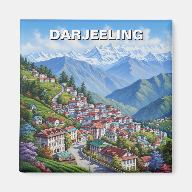 Aimant Darjeeling Inde  (Devant)