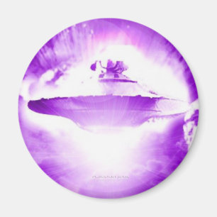 Aimant d'arrivée violet UFO