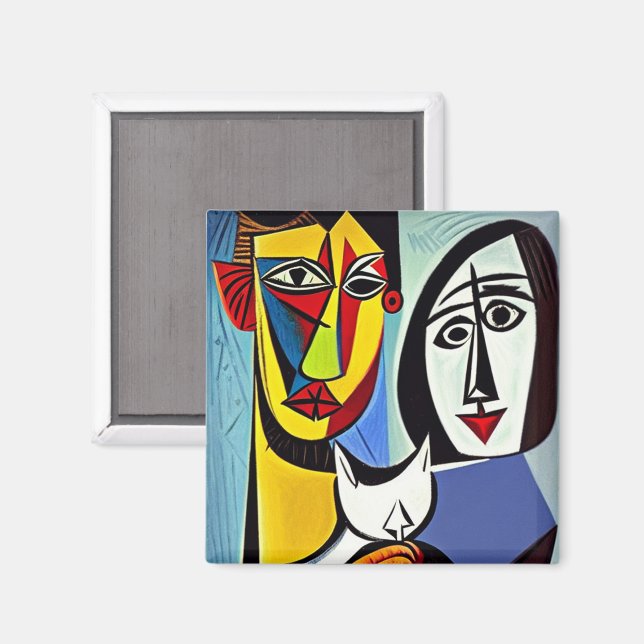 Aimant d'art abstrait (Recto/Verso)