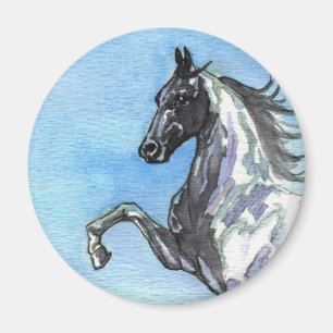 Aimant d'art de cheval de Saddlebred