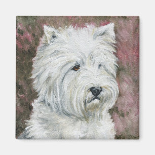Aimant d'art de chien "de Terrier des montagnes