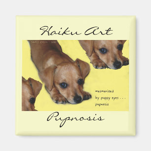 Aimant d'art de Haiku de Pupnosis