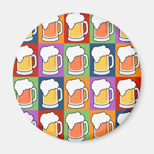 Aimant d'art de la pop bière