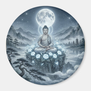 Aimant d'art de méditation Gautam Bouddh - Dham pa