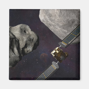 Aimant Dart Spacecraft Et Le Liciacube Avant Impact