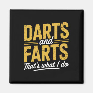 Aimant Darts Farts Drôle Dart Dit Sarcasm Dart Hommes Wo