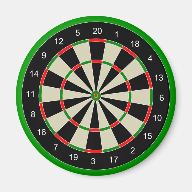 Aimant darttarget_Vector_Clipart DARTS OBJECTIF DU TABLEA (Devant)