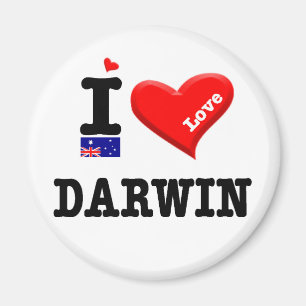 Aimant DARWIN - I Love