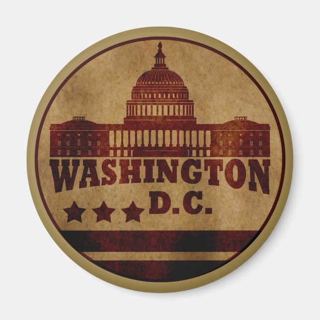 Aimant dc washington (Devant)