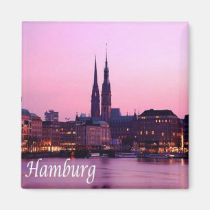 Aimant DE - Allemagne - Frankfurt Collage Mosaïque