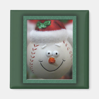 Aimant de baseball de Noël