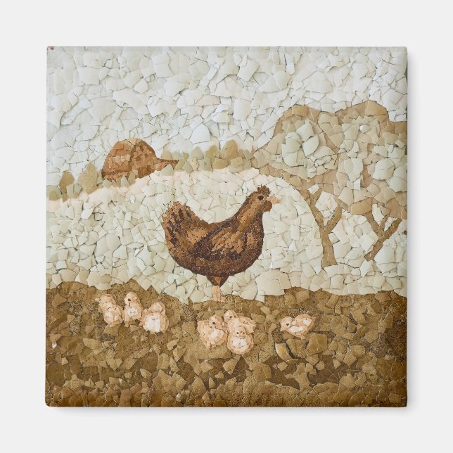 Aimant de basse-cour de poulet (Devant)