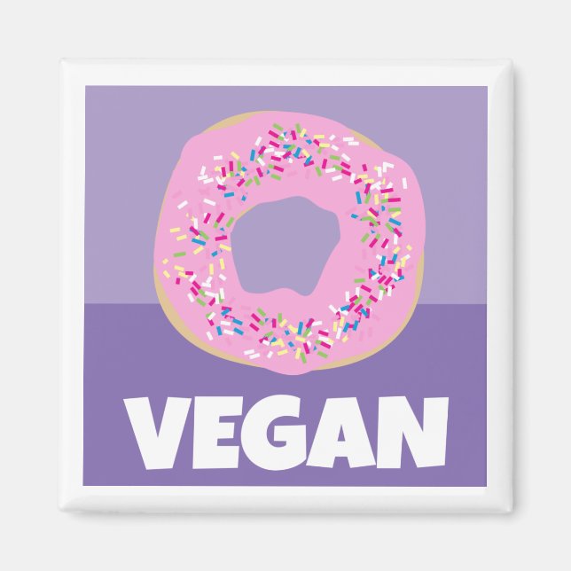 Aimant de beigne de Vegan (Devant)