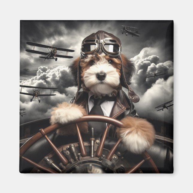 Aimant de Bernedoodle (Devant)