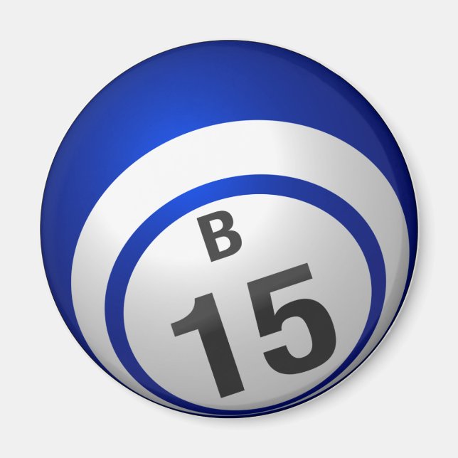 Aimant de bingo B15 (Devant)