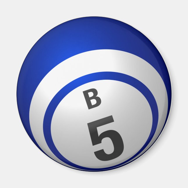 Aimant de bingo B5 (Devant)