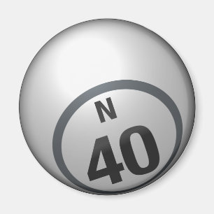 Aimant de boule de bingo-test de N 40
