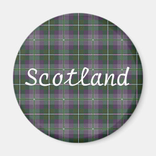 Aimant de cadeau de tartan -- Souvenir de l'Ecosse