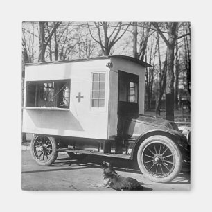 Aimant de camion de cantine de Croix-Rouge de