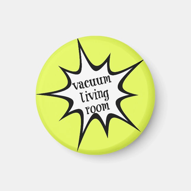 aimant de carte de corvette - salon sous vide (Devant)