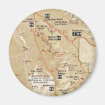 aimant de carte de Death Valley