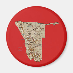 Aimant de carte de Namibie