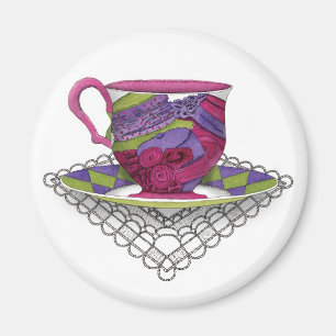 Aimant de casquettes de tasse de thé