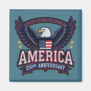 Aimant de célébration de l'Amérique 2050