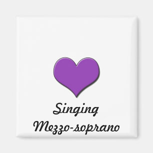 Aimant de Chanter-Mezzosoprano d'amour