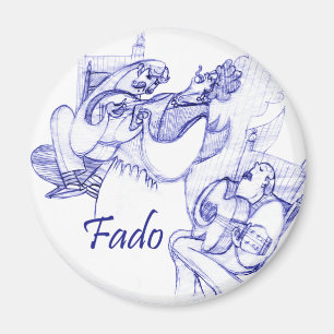 Aimant de chanteur de Fado
